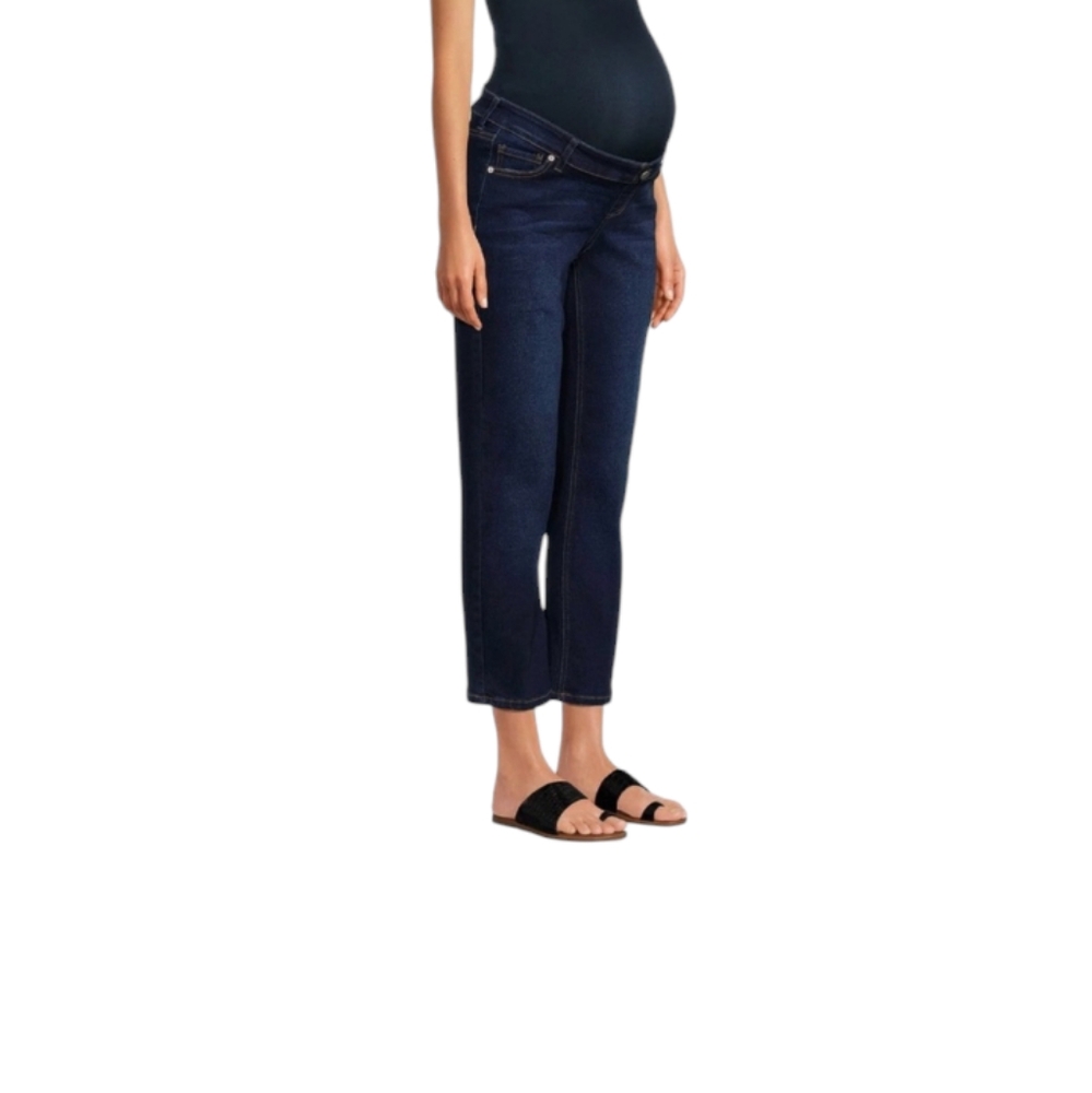 Time & Tru women's size L 10-12 straight leg maternity jeans - Picture 5 of 7